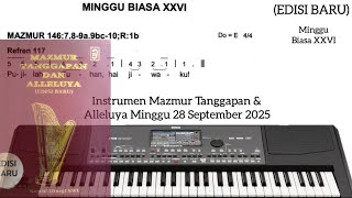 Instrumen Mazmur Tanggapan ( EDISI BARU ) - Minggu Biasa XXVI Minggu 28 September 2025 - Tahun C