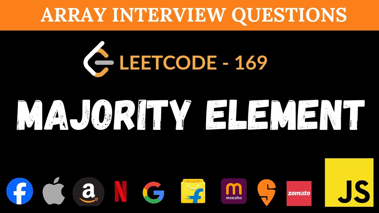 Majority Element - Leetcode 169 | Moore Voting Algorithm in JavaScript ...