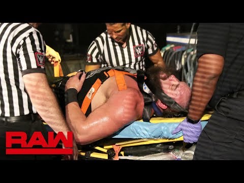 Strowman and Lashley are taken to a medical facility: Raw, July 1, 2019