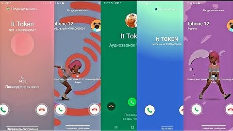 Screen Video Incoming Calls IPHONE 12 vs SAMSUNG GALAXY vs HONOR vs REDMI WhatsApp Call / Telegram