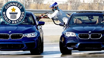 BMW set two record titles in incredible drifting event - Guinness World Records