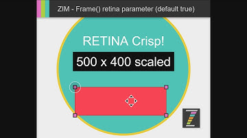 ZIM Bubbling: 100. Retina - #HTML #Canvas #JavaScript, #CreateJS, #ZIMjs