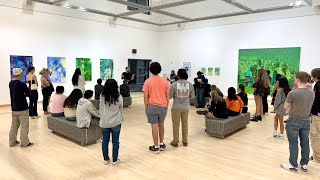 Art Discussion with Students at Collin College about “Echoes of Seasons” solo exhibition, Plano, TX by Bartosz Beda Figurative and Abstract Art  153 views 6 months ago 1 minute, 30 seconds