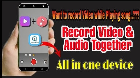 How To Record| Video While Playing Music at a Same Time | Android |