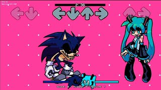 FNF Obituary Hole | Sonic.EXE VS Hatsune Miku on android! FNF mod on android