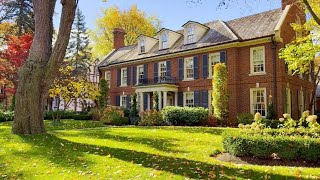 Best Area in Toronto to see Autumn Fall Leaf Colors and Luxury Homes