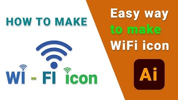 How to make wifi icon in adobe illustrator || WiFi Icon Design in Adobe Illustrator