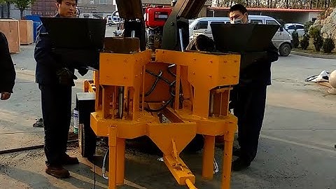 M7MI Twin mud brick making machine CEB block machine INTERLOCKING SOIL BLOCK MACHINE