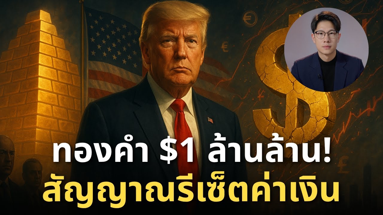 ⁣ทองคำ $1 ล้านล้าน! สหรัฐฯ ส่งสัญญาณรีเซ็ตค่าเงินดอลลาร์ครั้งใหญ่