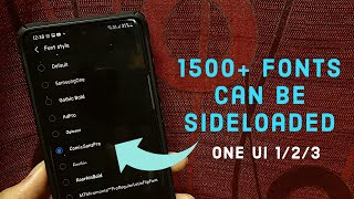 Sideload 1500+ Flipfonts | Monofonts | Samsung One Ui 1/2/3 | No Root screenshot 5