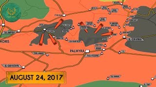 24 августа 2017. Военная обстановка в Сирии. Сирийская армия создала 2 котла с ИГИЛ. Русский перевод 24 августа 2017. Военная обстановка в Сирии. Сирийская армия создала 2 котла с ИГИЛ. Русский перевод