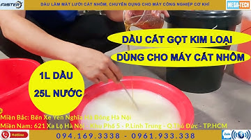 Dầu Làm Mát Pha Nước Ứng Dụng Cắt Gọt Kim Loại, Dùng Cho Máy Cắt Nhôm Kính 2020