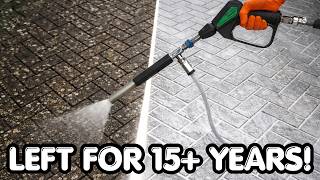 I Use The ProFoam Chemical Applicator On This Driveway That Hasn't Been Cleaned For 15+ Years...