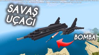 MİNECRAFT'A SAVAŞ UÇAĞI YAPMAK F16 🚀