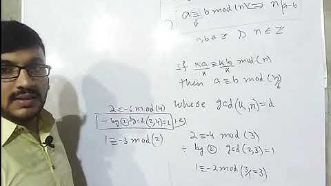 Basic Concept of  Congruence And Examples  in Number Theory in Hindi / Urdu Part (2)