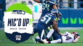 Bruce Irvin Mic'd Up vs. Patriots | Seahawks Saturday Night