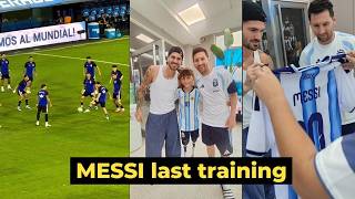 Messi Last Training In Argentina And Beautiful Moments With Young Fans
