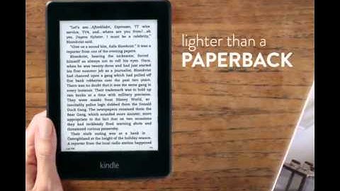 Official kindle paperwhite video from Amazon
