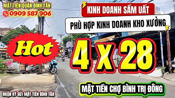 Mặt tiền quận Bình Tân,Mặt tiền chợ Bình Trị Đông #mattienbinhtan #mattienquantanphu 