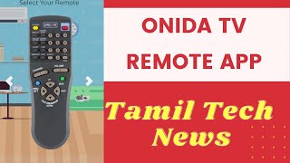 Onida TV Remote App in Tamil || Remote Control For Onida TV screenshot 1