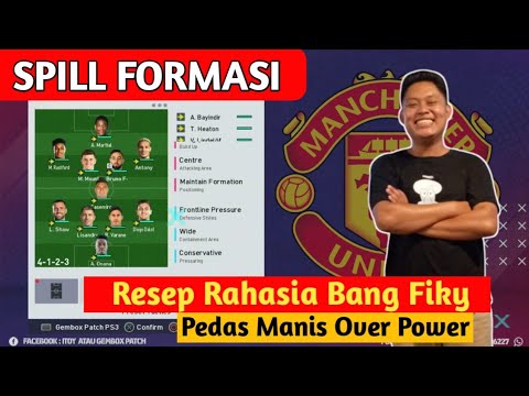 Spill Formasi Manchester United// Racikan Fiki Pro Player Leter P