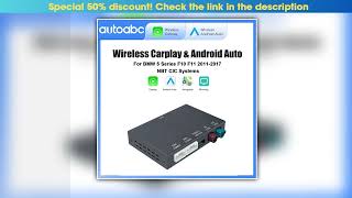 Wireless Carplay Android Auto For Bmw Nbt Cic System For Bmw 5 Series F10 F11 20112017 Nbt Cic