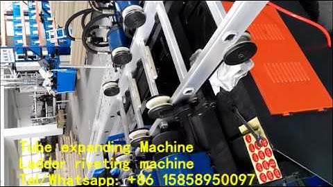 Long Ladder automatic feeding 2 in 1 expanding and riveting machine for single ladder