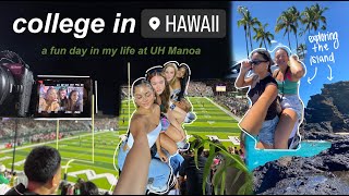 COLLEGE DAY IN MY LIFE VLOG: football game @ University of Hawaii at Manoa | freshman year ep. 03