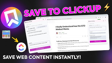 Save to ClickUp: The Faster ClickUp Chrome Extension to Create Tasks!