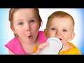 Five kids i want to be like mommy song childrens song