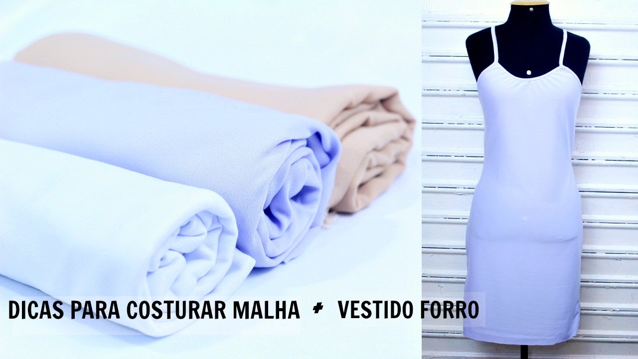 tecido malha para vestido