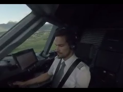 Cockpit Flug In 360 Von Dusseldorf Nach Lissabon Youtube