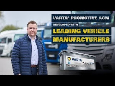 VARTA ProMotive AGM Batteries developed with leading truck manufacturers