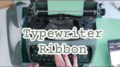 Typewriter Ribbon