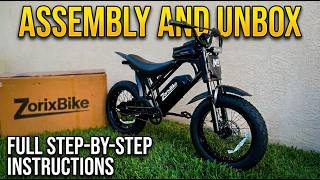 How to Assemble the Zorix Bike M9 - Start to Finish