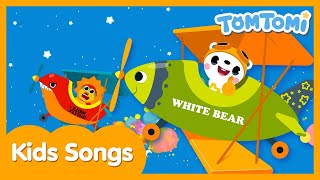 Plane In The Sky | Children's Song | airplane song | Nursery Rhymes | TOMTOMI Songs for Kids
