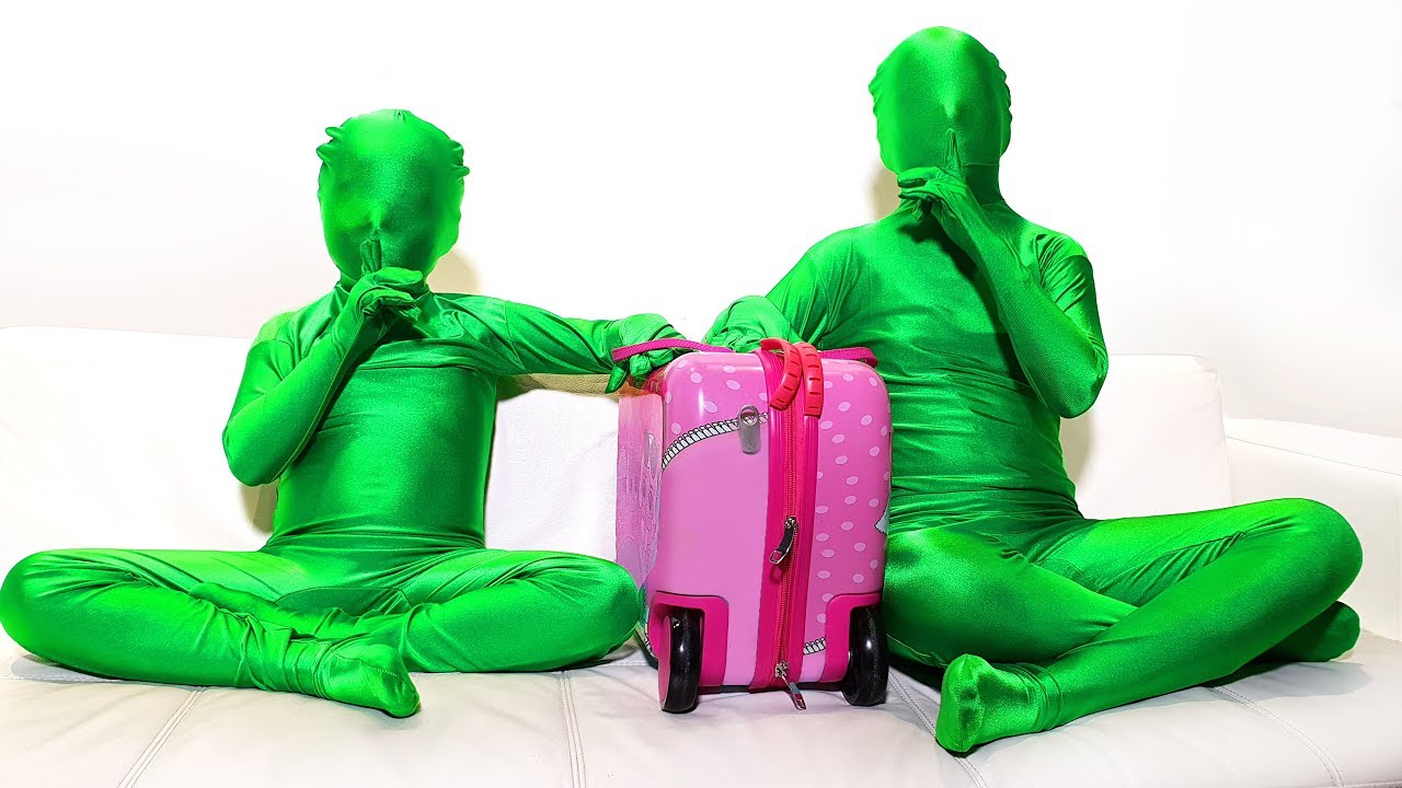 Kids play with dad Hide and Seek in invisible costumes - YouTube