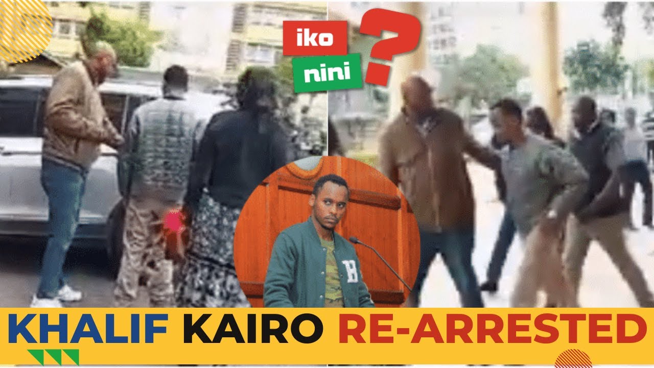 KHALIF KAIRO RE-ARRESTED AGAIN AFTER COURT APPEARANCE