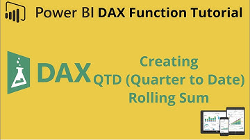 Power BI How to Calculate QTD (Quarter to Date) Rolling Sum
