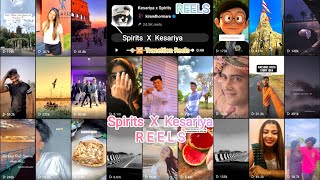 Spirits X Kesariya Reels | top 15 most viral Instagram Reels | Subscribe - @reelsonshorts1005