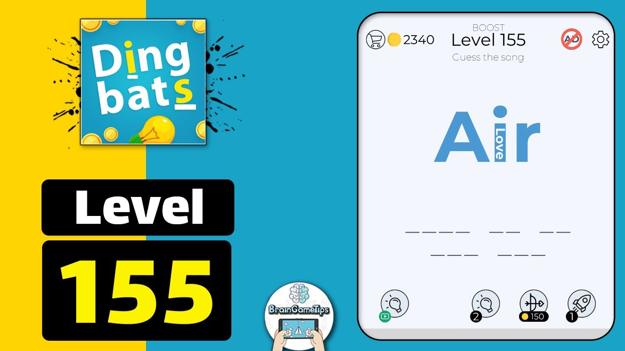 Dingbats - Word Games & Trivia - Level 155 Air Answer