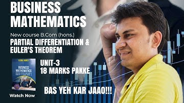 Partial Differentiation & Euler