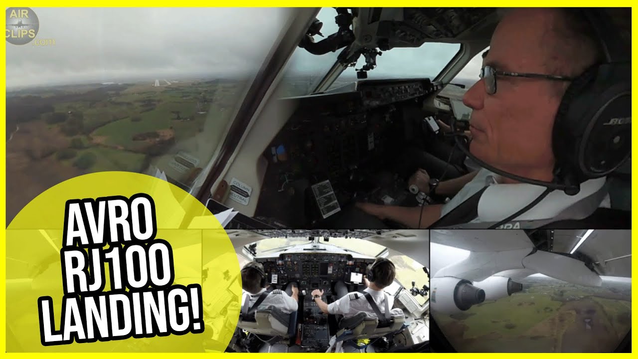 Johan & George: Avro RJ100 Landing into Malmö! [AirClips] - YouTube