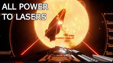ELITE DANGEROUS - Corvette PVE Build - 7 BEAM LASERS