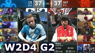 C9 vs SKT  Worlds 2016 W2D4 Group B | LoL S6 World Championship Week 2 Day 4 SKT vs C9 G2 Worlds