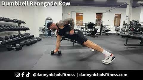 How To Do A Dumbbell Renegade Row