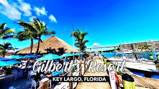 Great stop before Key West, Fl. Gilbert's Resort Tiki Bar in Key Largo. Walking Tour. | Travel Vlog.