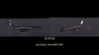 Uberlingen Mid Air Collision Real time: Animation CVR/ATC (Remastered version) Uberlingen Mid Air Collision Real time: Animation CVR/ATC (Remastered version)