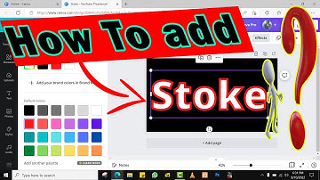 Create Stroke to text in Canva 2022 | How to Outline in canva 2022 | MAK Techky