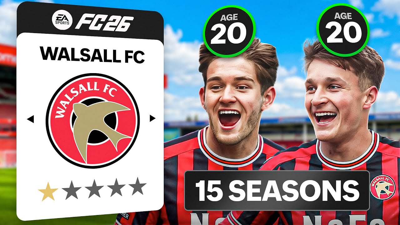 I Rebuilt a League Two Club Using Youth Academy Only For 15 SEASONS